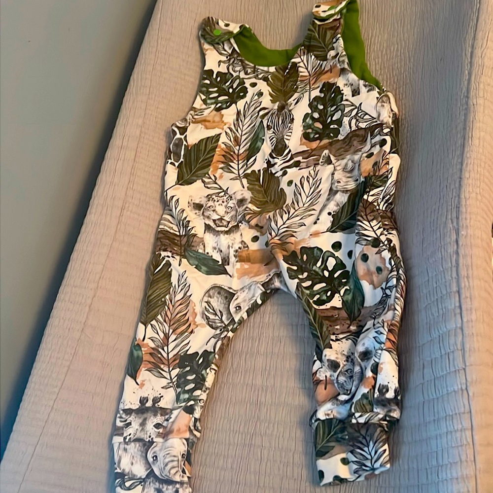 6-12 months custom jump suit!